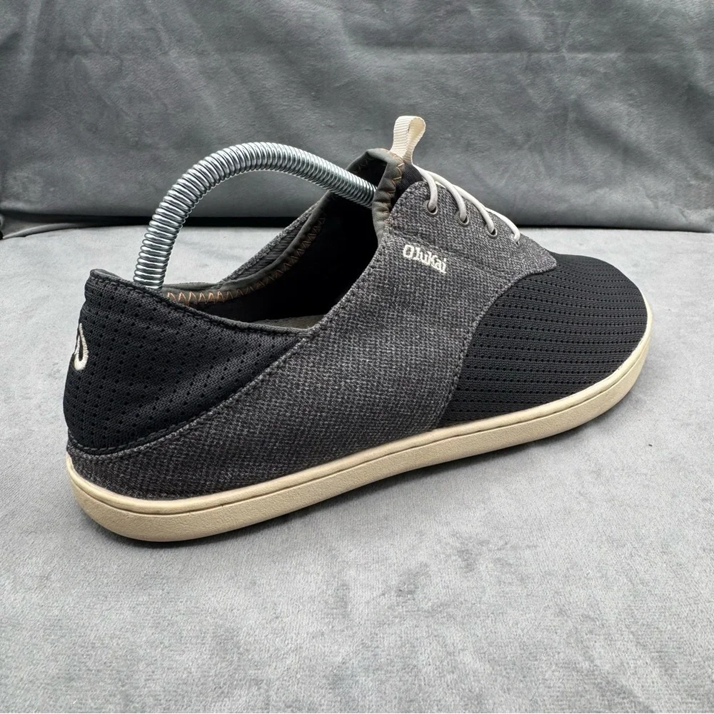 OluKai Nohea Moku Men’s‎ Size 9 Blue Gray No-Tie Boat Shoes Sneakers - Picture 2 of 14